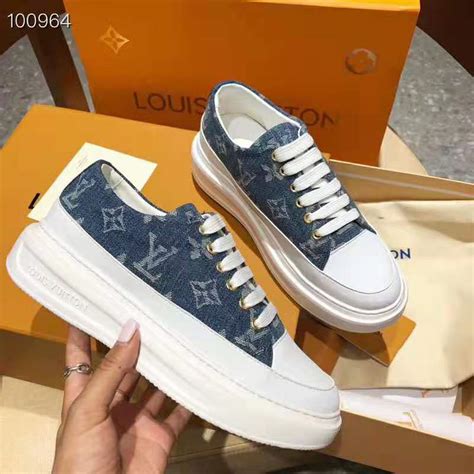 louis vuitton stellar sneaker denim|Buy Louis Vuitton Stellar Shoes: New Releases & Iconic Styles.